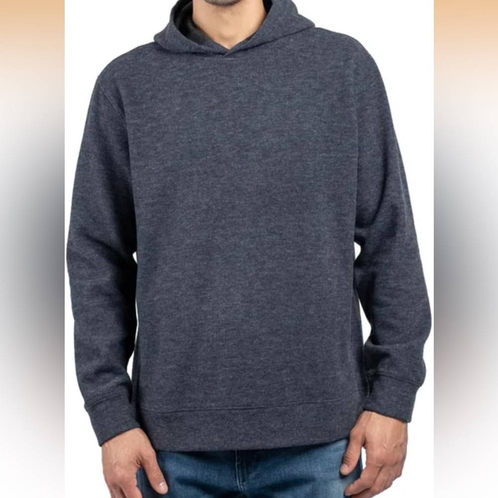 Jachs New York relaxed fit Charcoal Hoodie for Men with pockets. Size XL. NWT.